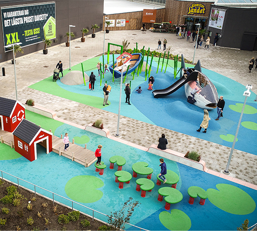 Salmon playground