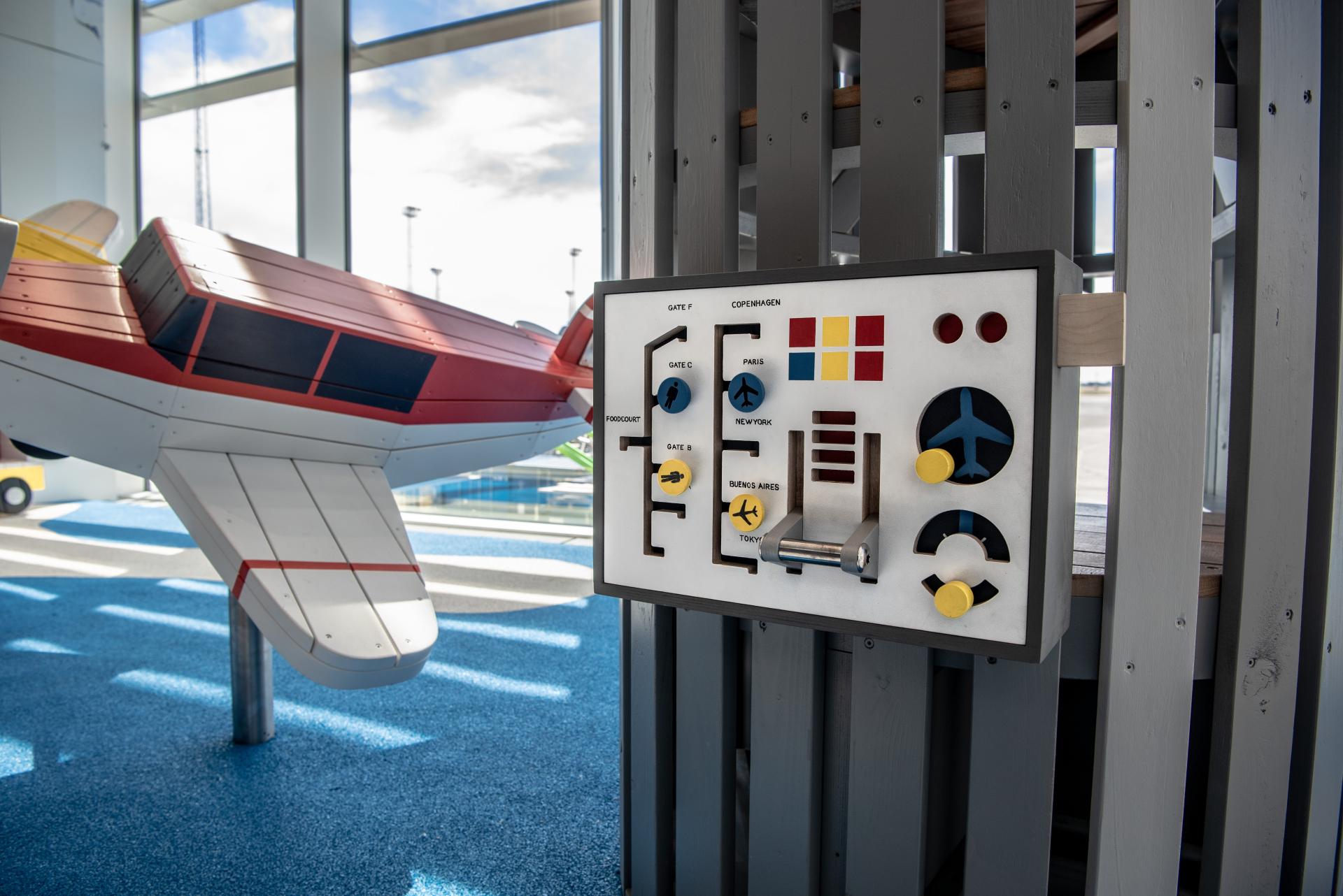 MONSTRUM playground kastrup airport cargo train