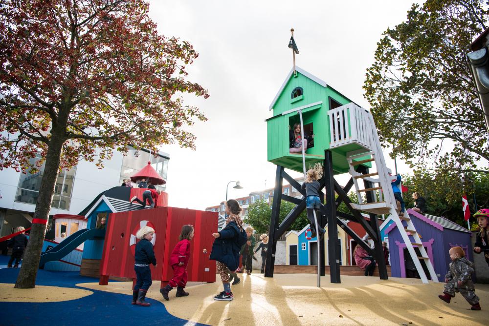 Fishing Village in Taarbæk city MONSTRUM playgrounds